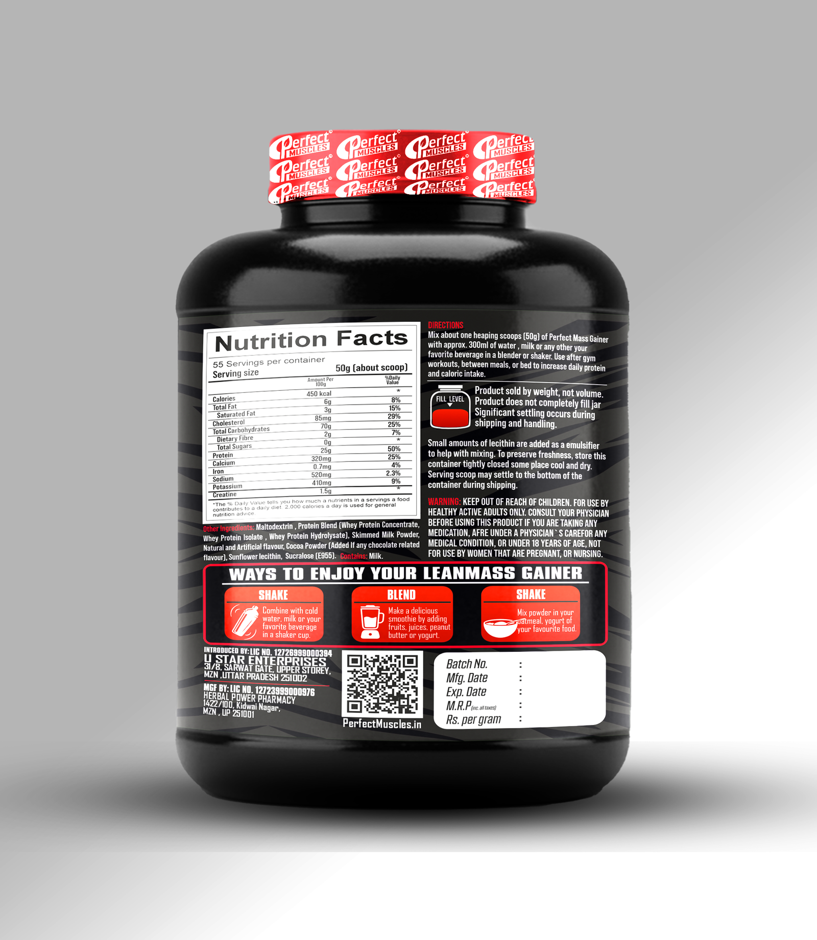 Lean Mass Gainer (6LBS) - Image 2