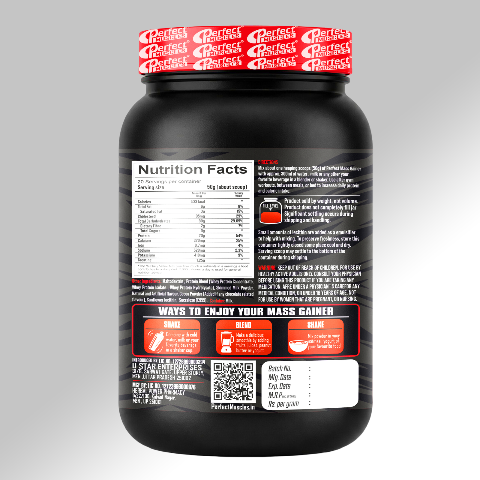 Mass Gainer (2.2LBS) - Image 2